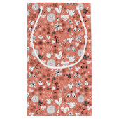 Tortelduifjes patroon klein cadeauzakje (Achterkant)