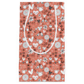 Tortelduifjes patroon klein cadeauzakje (Voorkant)