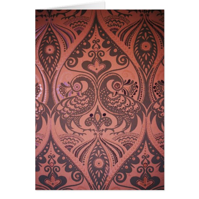 Tortelduifjes patroon op leder (Voorkant)