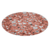 Tortelduifjes patroon snijplank (Hoek)