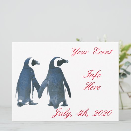Tortelduifjes Penguin Couple Thunder_Cove (Staand voorkant)