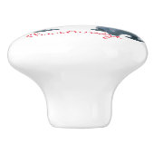 Tortelduifjes Penguin Couple Thunder_Cove Keramische Knop (Zijkant)