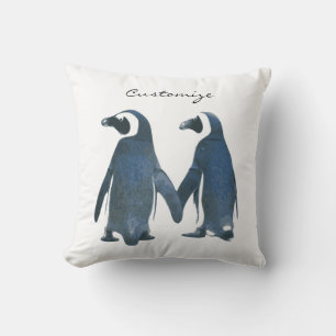 Tortelduifjes Penguin Couple Thunder_Cove Kussen