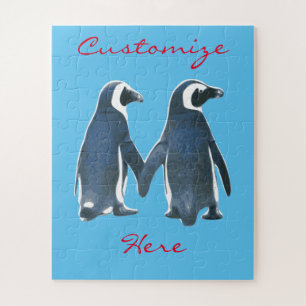 Tortelduifjes Penguin Couple Thunder_Cove Legpuzzel