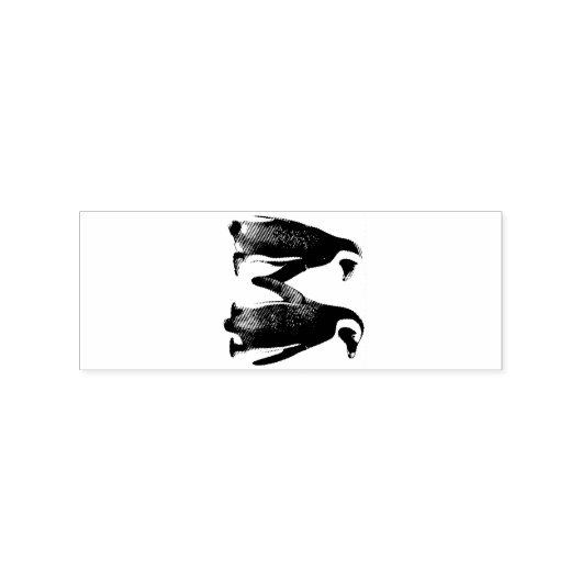 Tortelduifjes Penguin Couple Thunder_Cove Rubberstempel (Gestempeld)