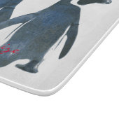 Tortelduifjes Penguin Couple Thunder_Cove Snijplank (Hoek)