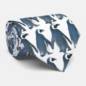 Tortelduifjes Penguin Couple Thunder_Cove Stropdas (Opgerold)