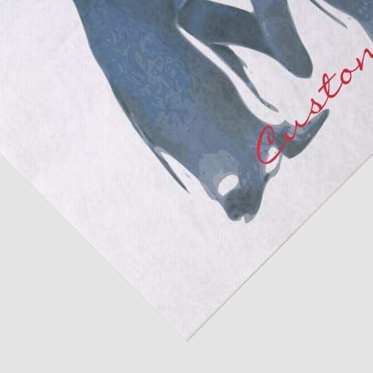 Tortelduifjes Penguin Couple Thunder_Cove Tissuepapier (Detail)