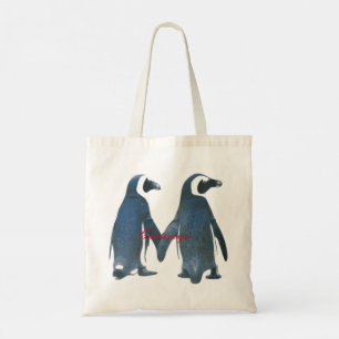 Tortelduifjes Penguin Couple Thunder_Cove Tote Bag