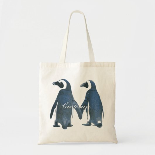 Tortelduifjes Penguin Couple Thunder_Cove Tote Bag (Voorkant)