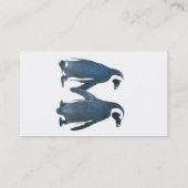 Tortelduifjes Penguin Couple Thunder_Cove Visitekaartje (Achterkant)