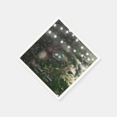 Tortelduifjes + Pijn Tree Night Weddenschap Recept Servet (Hoek)