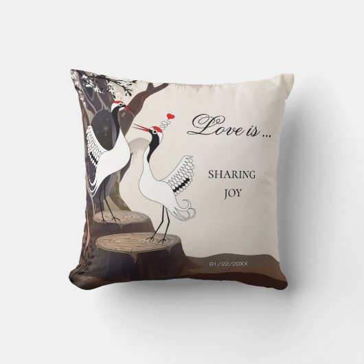 Tortelduifjes Pillow Kussen (Voorkant)