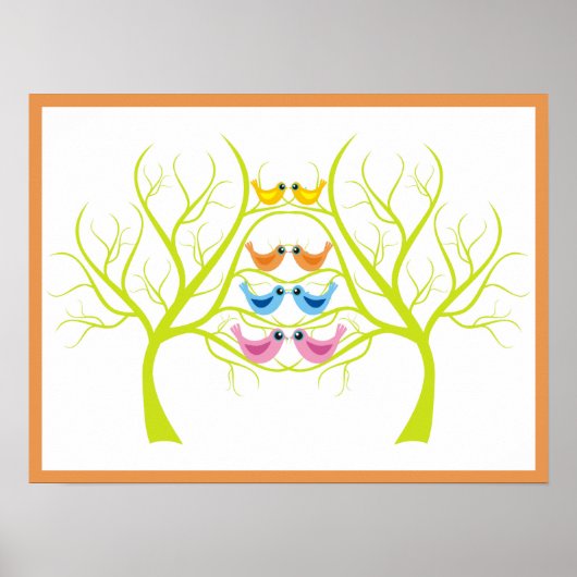 Tortelduifjes Posters (Voorkant)