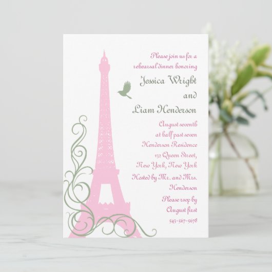 Tortelduifjes repetitie kaart (Staand voorkant)