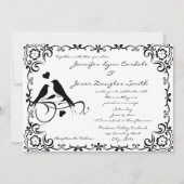 Tortelduifjes Rol Lijst Uitnodiging (Voorkant)