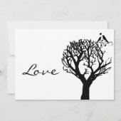 Tortelduifjes Rol Lijst Uitnodiging (Achterkant)