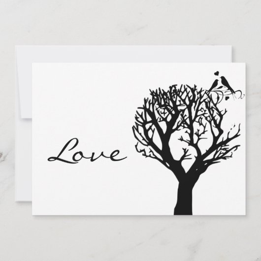 Tortelduifjes Rol Lijst Uitnodiging (Achterkant)