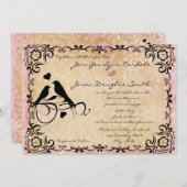  Tortelduifjes Rol Lijst Uitnodiging (Voorkant / Achterkant)