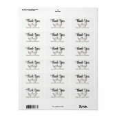 Tortelduifjes Roze Black Lovevogels Weddenschap Ha Etiket (Full Sheet)