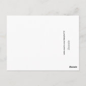 Tortelduifjes Roze Bruiloft Welkom Kaart (Achterkant)