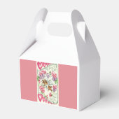 Tortelduifjes Roze  Valentijn Party Favors Box Bedankdoosjes (Achterkant)