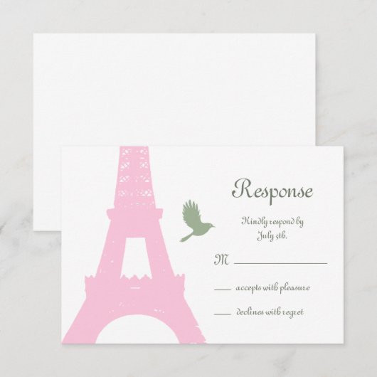 Tortelduifjes RSVP (Voorkant / Achterkant)