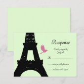 Tortelduifjes RSVP (groen) (Voorkant / Achterkant)