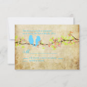 TORTELDUIFJES, RSVP's/DIY-kleur RSVP Kaartje (Achterkant)