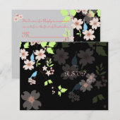 Tortelduifjes RSVPs vereisen 5x7 Uitnodigingen (Voorkant / Achterkant)