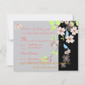 Tortelduifjes RSVPs vereisen 5x7 Uitnodigingen (Achterkant)