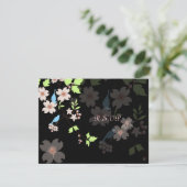 Tortelduifjes RSVPs vereisen 5x7 Uitnodigingen (Staand voorkant)