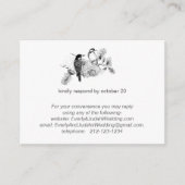  Tortelduifjes Rustieke spechten RSVP Informatiekaartje (Voorkant)