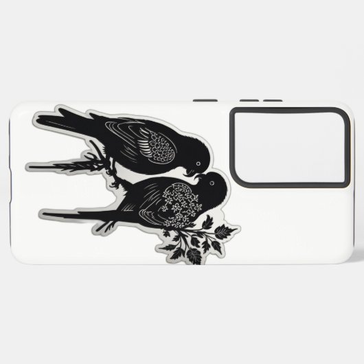 Tortelduifjes Samsung Galaxy Hoesje (Linkerkant)