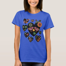 Tortelduifjes Scandinavian Folk Art T-shirt
