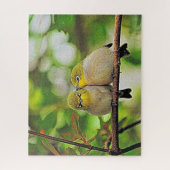 Tortelduifjes schilderen legpuzzel (Verticaal)