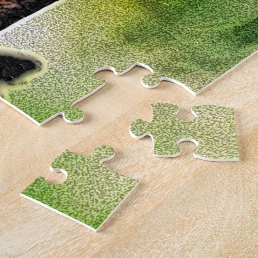 Tortelduifjes schilderen legpuzzel (Zijkant)