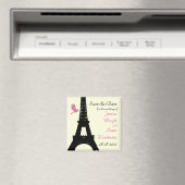 Tortelduifjes Sla de datum op (niet wit) Magneet (Insitu (Vaatwasser))