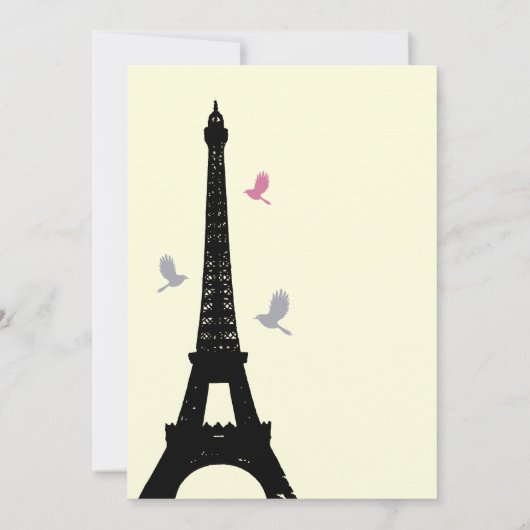 Tortelduifjes Sla de datum op (niet wit) Save The Date (Achterkant)