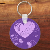 Tortelduifjes Sleutelhanger (Voorkant)