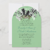 Tortelduifjes Spring Summer Orchard Grove Wedding Kaart (Voorkant)