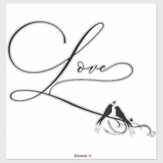 Tortelduifjes Sticker