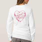 Tortelduifjes & Sweet Things Heart| Exclusieve Des T-shirt (Achterkant)