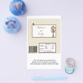 Tortelduifjes Tan/bruin Snoep Wrapper Flyer (Enkel)