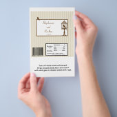 Tortelduifjes Tan/bruin Snoep Wrapper Flyer (Hand)