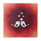 Tortelduifjes Tegeltje (Voorkant)