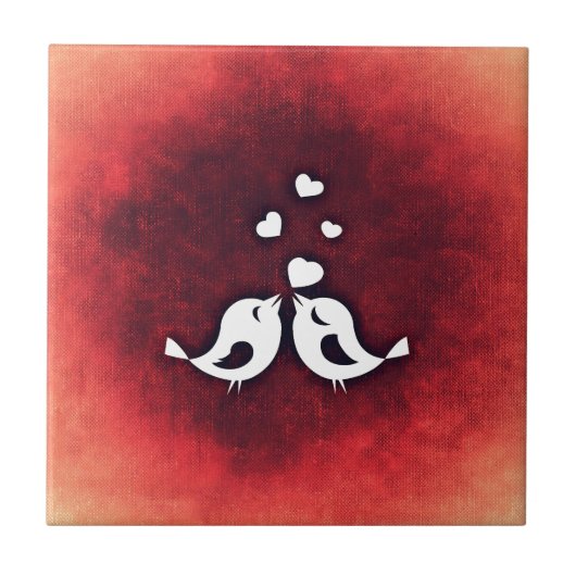 Tortelduifjes Tegeltje (Voorkant)