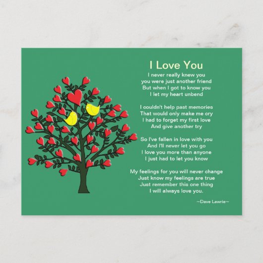 Tortelduifjes Thema Briefkaart (Voorkant)