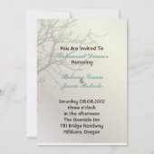 Tortelduifjes Tree Wedding repetitie diner Kaart (Achterkant)