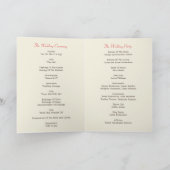 Tortelduifjes Trouwprogramma Kaarten Programma (Binnen)